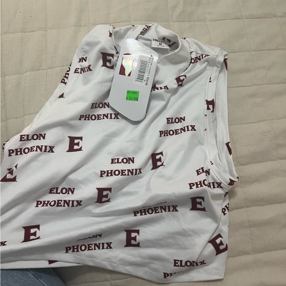 Elon game day tank top